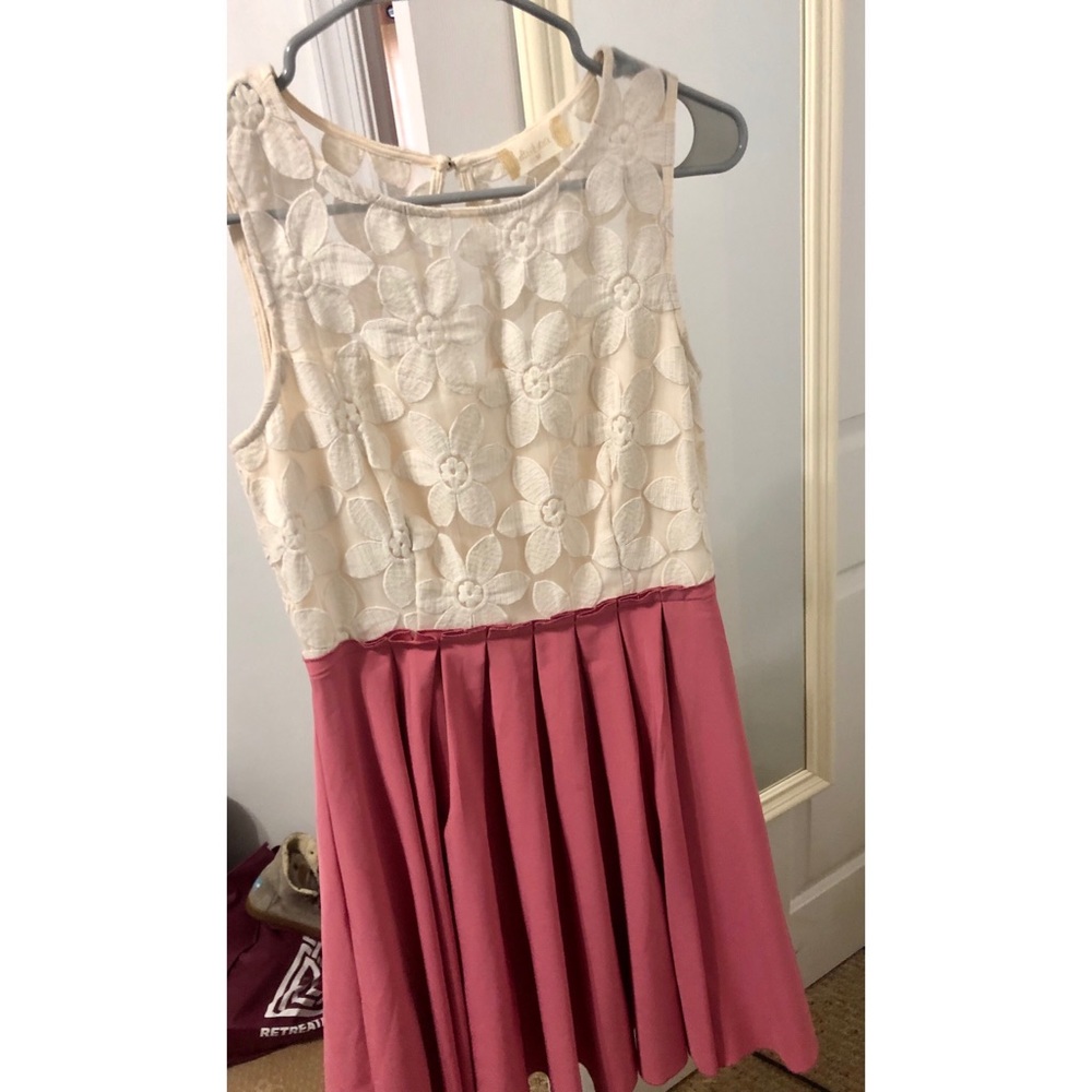 Altar’d State Lace Appliqué Dress